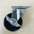 Black and White PP Top Plate Caster Wheel